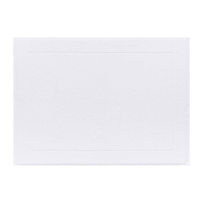 Le Jacquard Français | Caresse White Bath Collection | Fig Linens - Bath mat