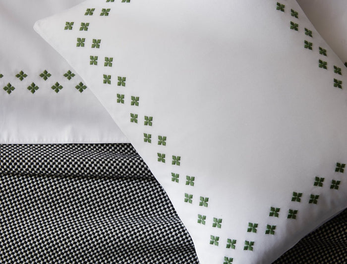 Matouk Casablanca Percale Bedding at Fig Linens and Home - Lifestyle View 3