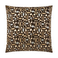 Centric Pillow in Aqua - front view, geometric turquoise and teal design by D.V. KAP Home