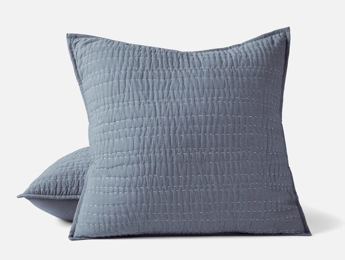 Indigo Chambray / Euro Sham