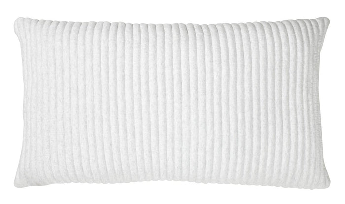 Charlton Cotton Jersey Channel Quilt Shams by Orchids Lux Home - White King Sham
