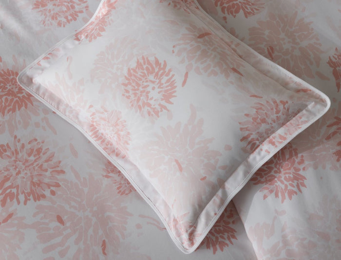 Chrysanthemum Blush Bedding by Matouk x Tillett at Fig Linens and Home - Lifestyle 3