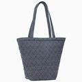 Cinde Indigo Quilted Tote Bag by John Robshaw at Fig Linens and Home - 1