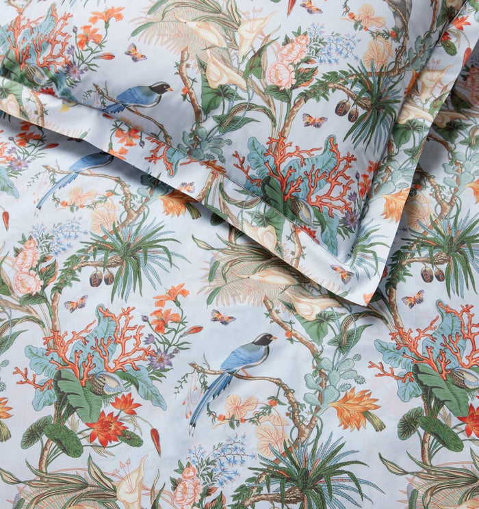 Cinque Terra Sky Blue Bedding by Sferra x Scalamandre - Lifestyle at Fig Linens and Home 3