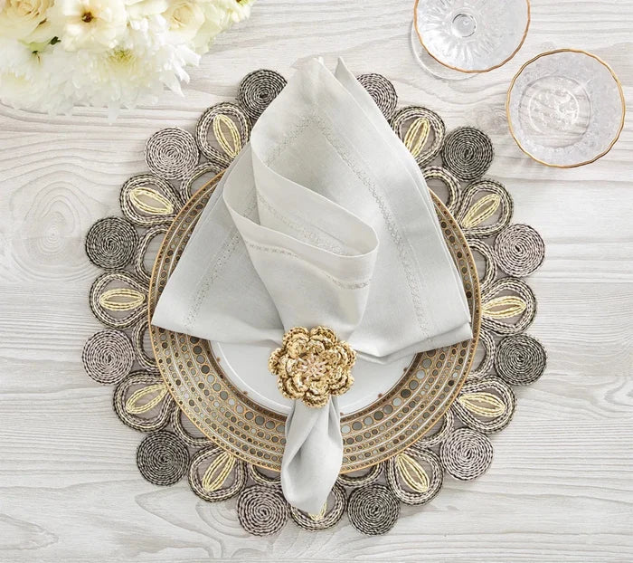 Classic Elephant Napkin Detail 2 | Kim Seybert at Fig Linens and Home