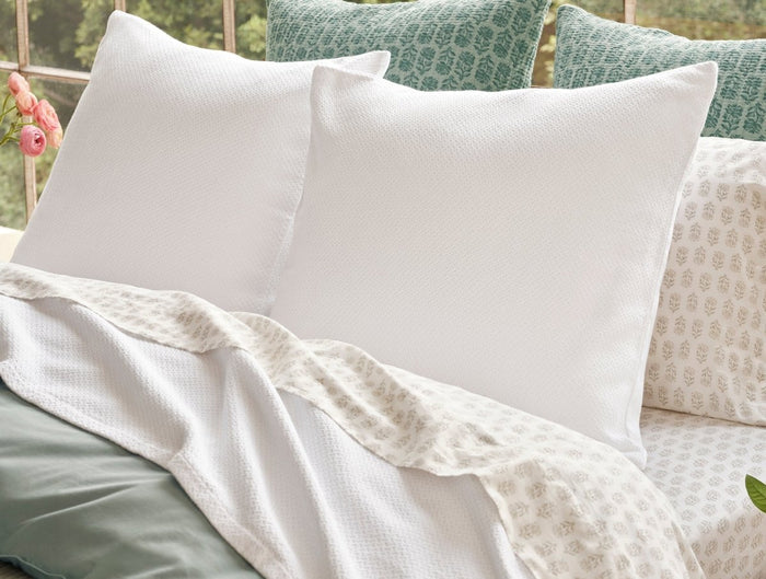 Coyuchi Classic Organic Cotton Blankets at Fig Linens and Home - Lifestyle 1
