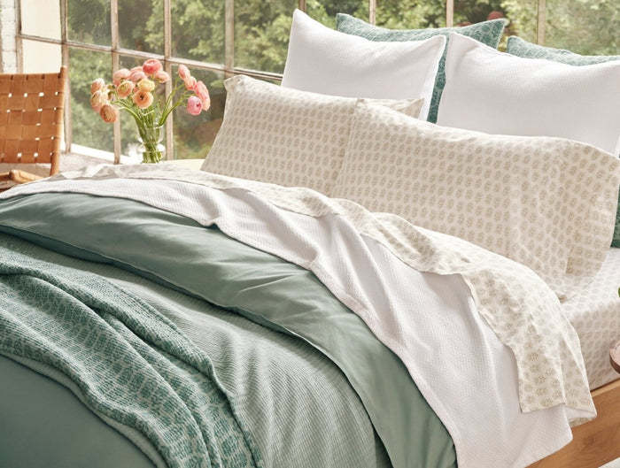 Coyuchi Classic Organic Cotton Blankets at Fig Linens and Home - Lifestyle 2