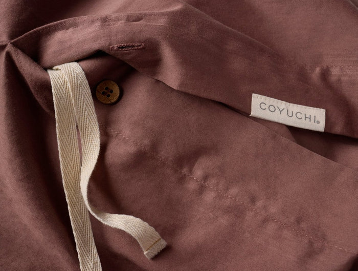 Cloud Soft Organic Sateen Mulberry Duvet Cover 2 | Coyuchi at Fig Linens and Home
