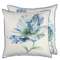 Coquelicot Delft Decorative Pillow - Designers Guild at Fig Linens and Home 18