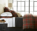 Cork Gemstone Plaid Bedding by Legacy Home Twin Duvet Cover 68" x 86" Gemstone at FIG LINENS AND HOME 2