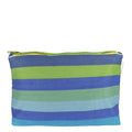 Cork Street Stripe Cobalt Large Toiletry Bag - Designers Guild at Fig Linens and Home 142
