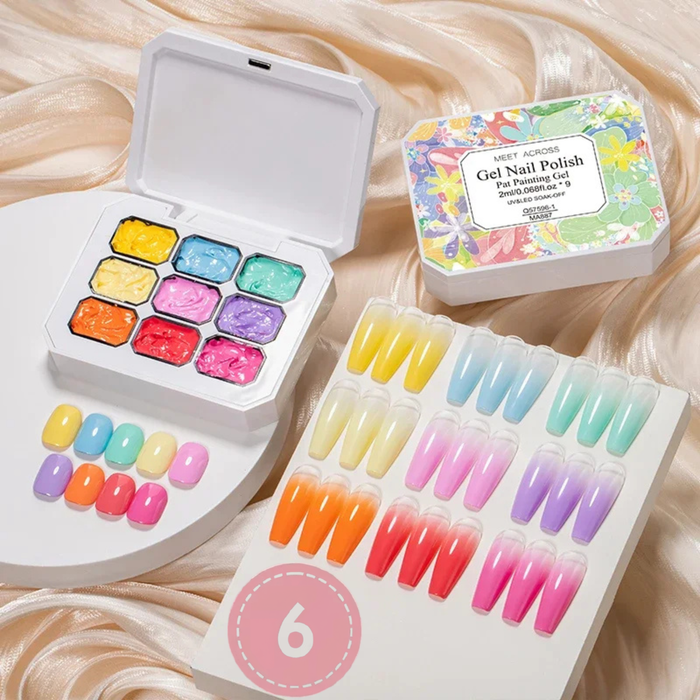 Cream Painting Gel Palette