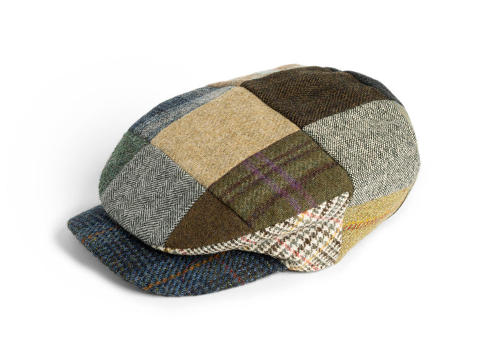 Daithi Cap Patchwork Tweed