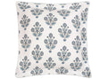 Dalila Mineral Blue European Square Pillow Sham | Matouk Schumacher at Fig Linens and Home