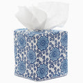 Damini Indigo Tissue Box Cover by John Robshaw at Fig Linens and Home - 1