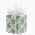 Damini Sage Tissue Box Cover by John Robshaw at Fig Linens and Home - 1