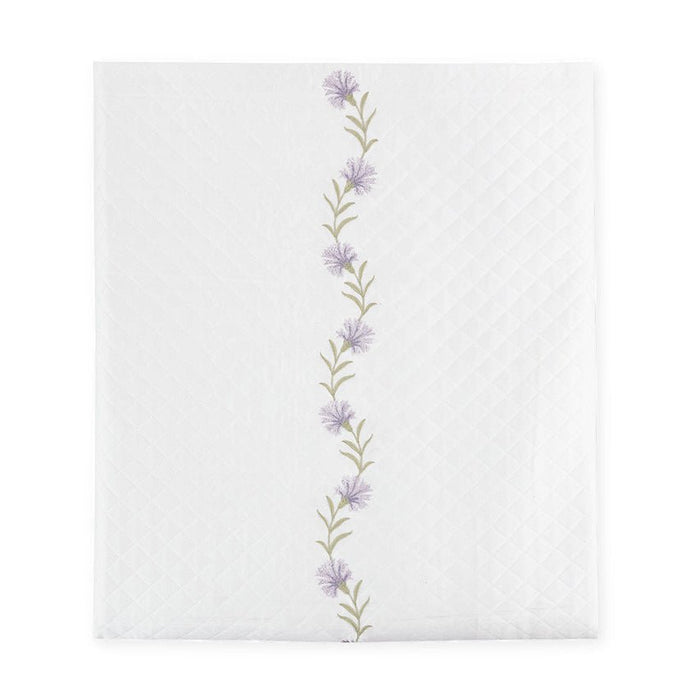 Daphne Matelassé in Lilac Purple |  Matouk Coverlet at Fig Linens and Home