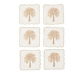 Date Palm Cocktail Napkins Set of 6 in a Gift Box by Kim Seybert at Fig Linens and Home 2