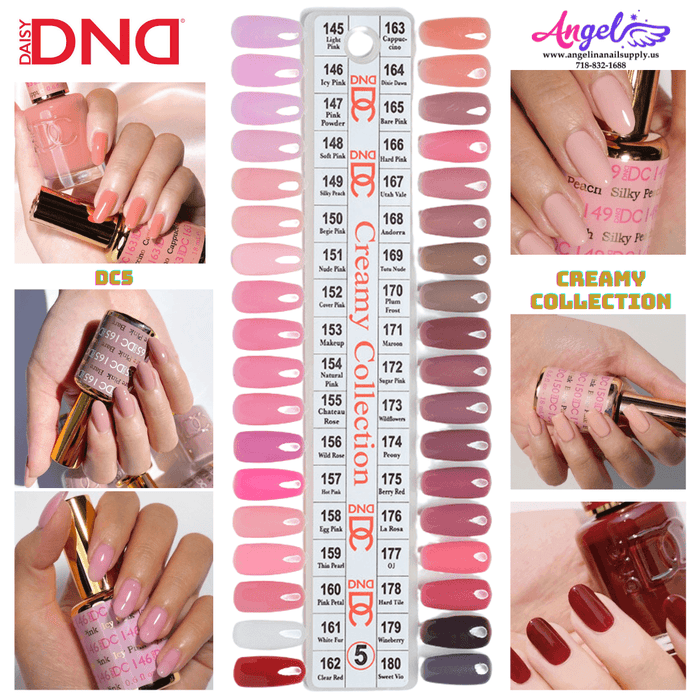 DC5 Creamy Collection (Full Set 36 colors 145 - 180) - Angelina Nail Supply NYC