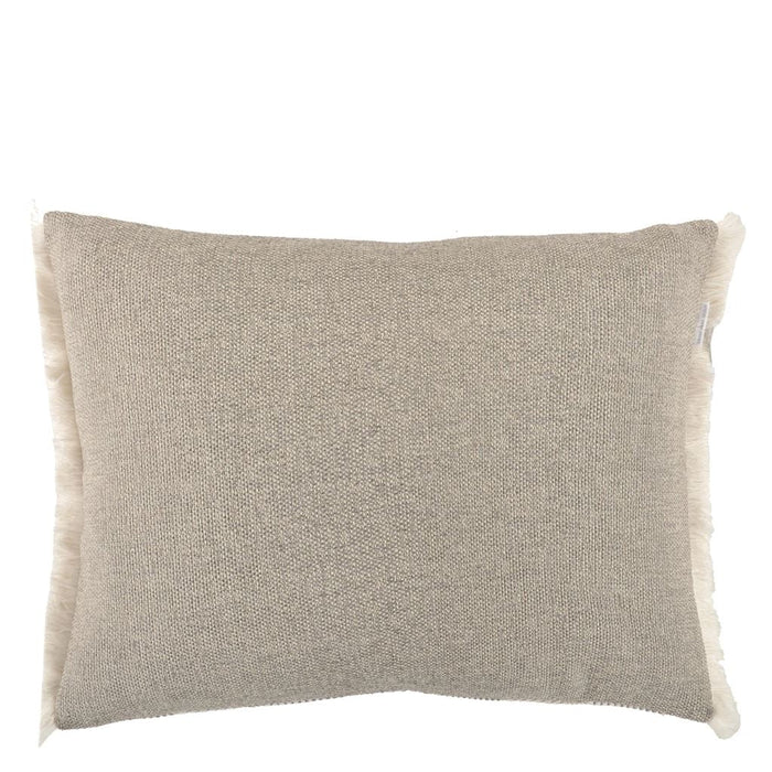 Delray Graphite Outdoor Decorative Pillow by Designers Guild 18 x 24in Graphite at FIG LINENS AND HOME 2