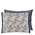 Delray Indigo Outdoor Pillow - Designers Guild at Fig Linens and Home 23