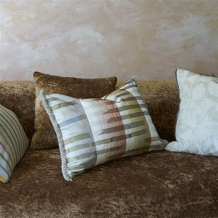 Designers Guild Cascata Ochre Decorative Pillow 18" x 24" Decorative Pillow Ochre at FIG LINENS AND HOME 4