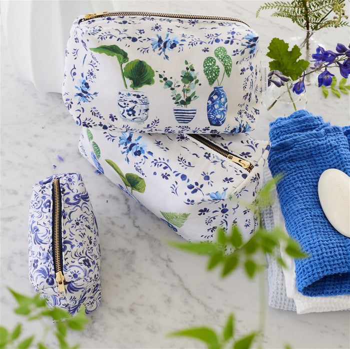 Designers Guild Kawana Delft Medium Toiletry Bag
