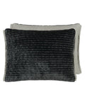 Designers Guild Mazarin Graphite Velvet Decorative Pillow at Fig Linens and Home - 147