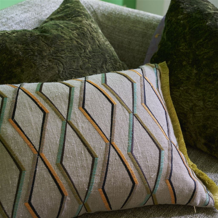 Designers Guild Trevenna Ochre Decorative Pillow 18" x 24" Decorative Pillow Ochre at FIG LINENS AND HOME 3