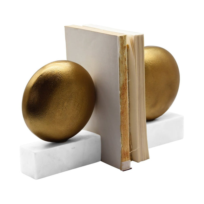 Disky Bookends by Worlds Away at Fig Linens and Home | Decor and Home Interiors 6