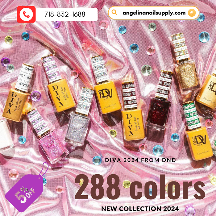 DIVA 1 Mirrorball Collection (36 Duo colors) - Angelina Nail Supply NYC