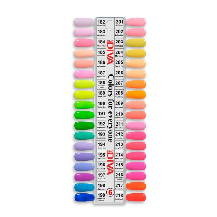 DIVA 6 First Class Collection (36 duo colors) - Angelina Nail Supply NYC