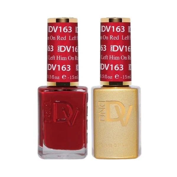 DIVA Duo DV163 Left Him On Red - Angelina Nail Supply NYC