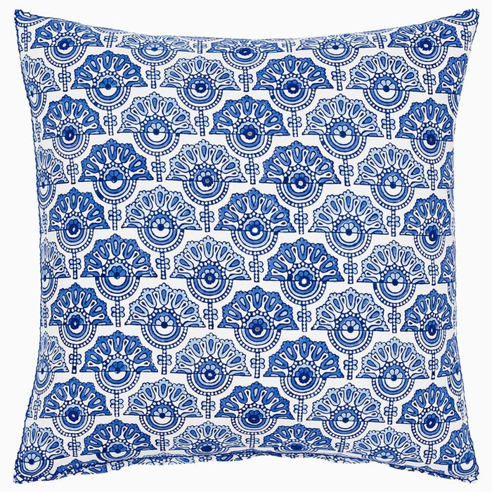 Divisha Indigo Pillow by John Robshaw at Fig Linens and Home - 1