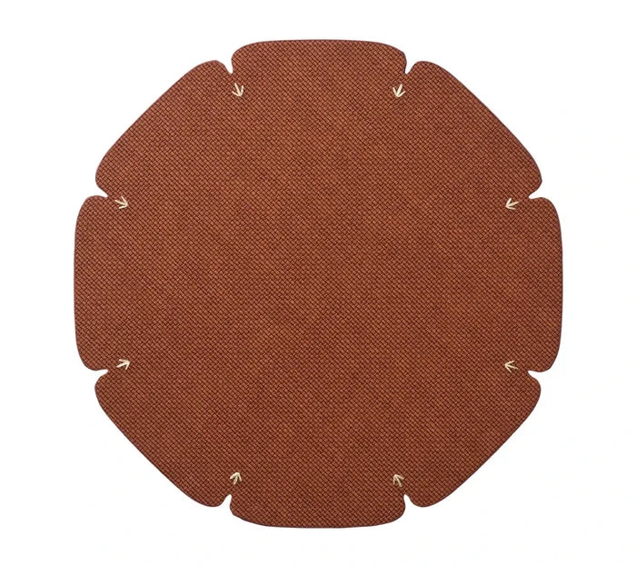 Divot Brown Placemat | Kim Seybert at Fig Linens and Home