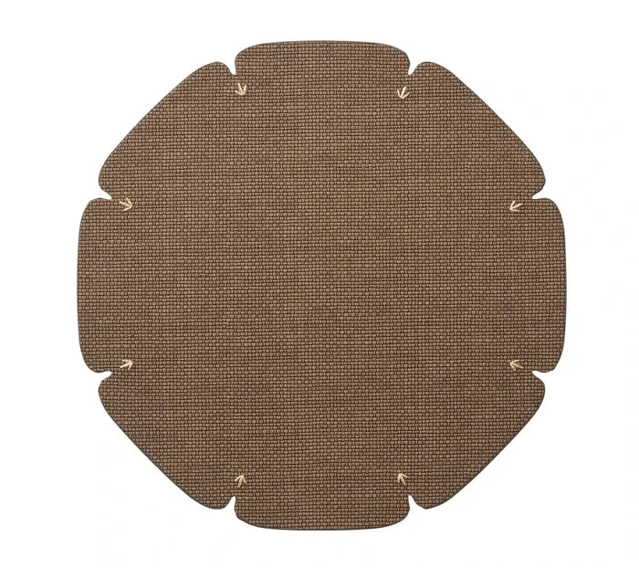Divot Umber Placemat | Kim Seybert at Fig Linens and Home