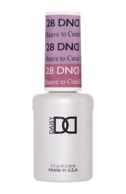 DND Mood Change 28 – Mauve To Coral Pink - Angelina Nail Supply NYC