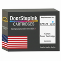 DoorStepInk Brand For Canon GPR-29 Cyan Remanufactured in the USA LaserJet Toner Cartridge, 2643B004