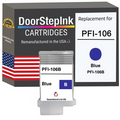 DoorStepInk Remanufactured in the USA Ink Cartridge for Canon PFI-106 130ML Blue