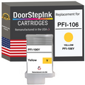DoorStepInk Remanufactured in the USA Ink Cartridge for Canon PFI-106 130ML Yellow