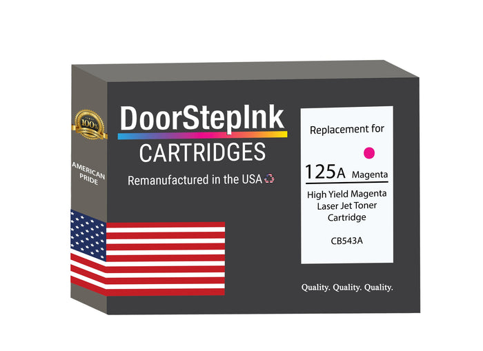 HP 125A High Yield Magenta LaserJet Toner Cartridge, CB543A