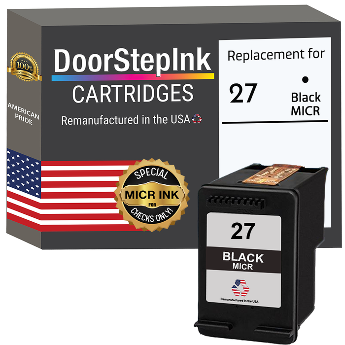 HP 27 C8727AN Black MICR Ink Cartridge