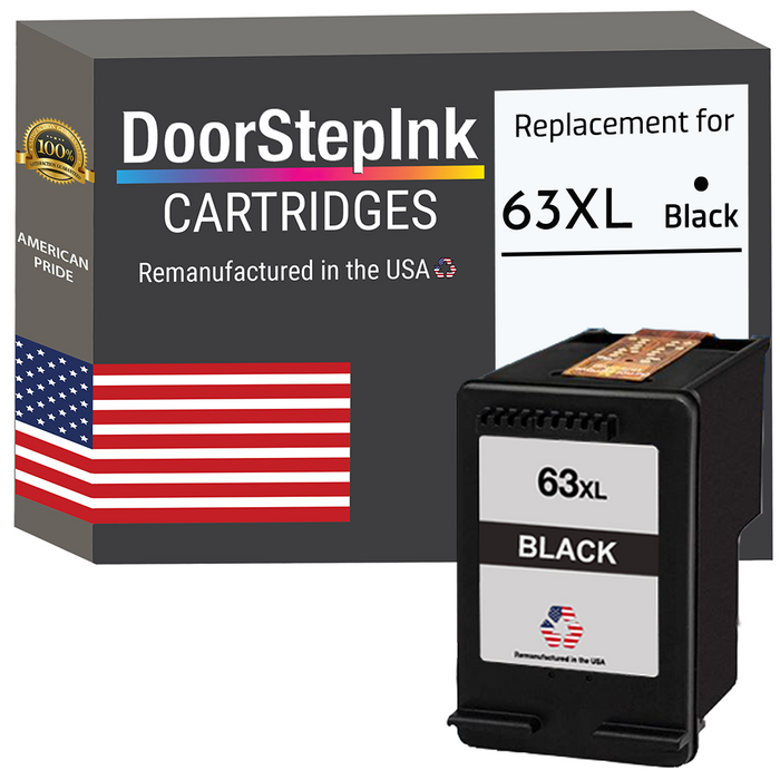 Replacement HP 63XL (F6U62AN) Black Ink Cartridge