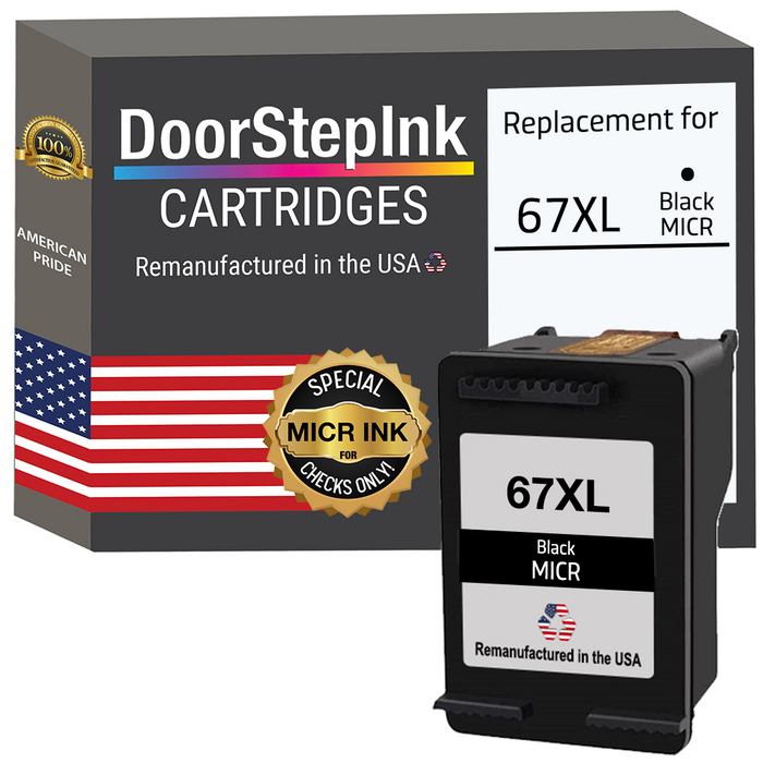 HP 67XL Black MICR Ink Cartridge