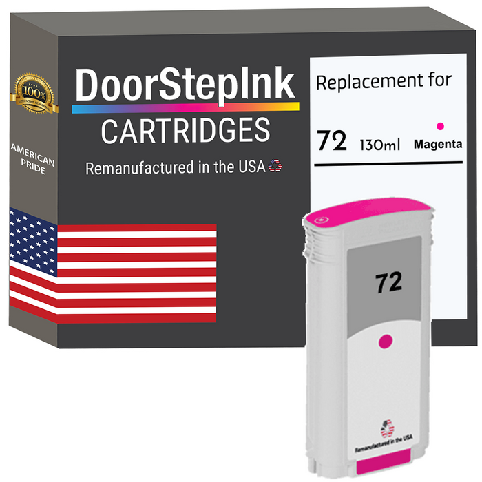 HP (C9372A) 72 130ML Magenta Ink Cartridges