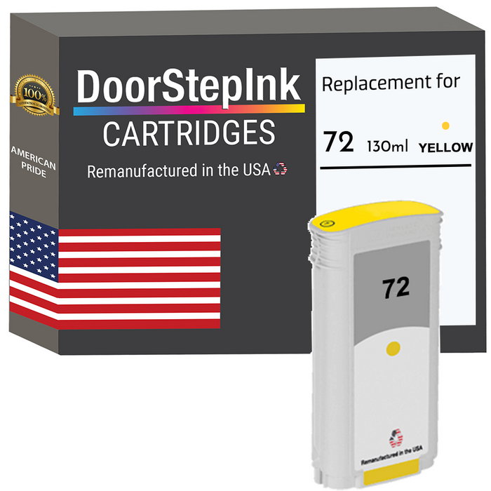 HP 72 (C9373A) Yellow 130nl ink Cartridges