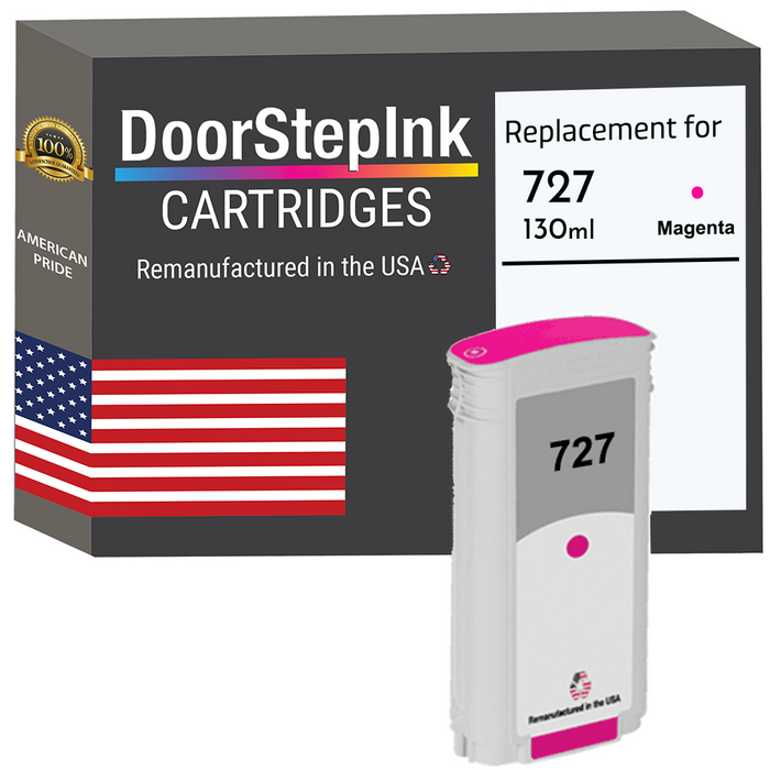 HP (B3P20A) 727 130ML Magenta Ink Cartridges