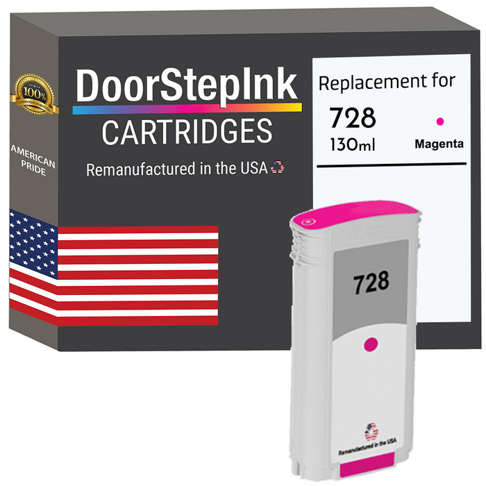 HP 728 (F9J66A) 130mL Magenta Ink Cartridge
