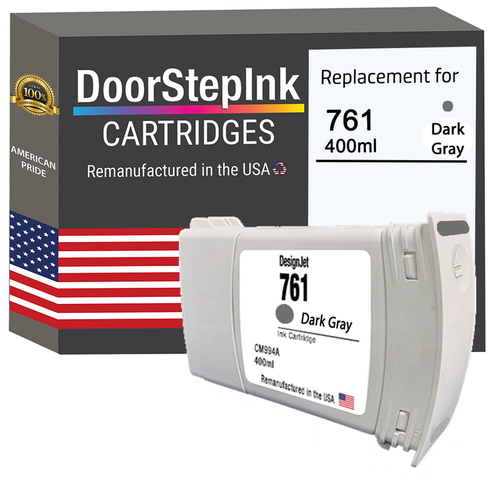 HP 761 (CM996A) 400mL Dark Gray Ink Cartridge