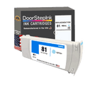 DoorStepInk Brand For HP 81 680mL Light Cyan Remanufactured in the USA